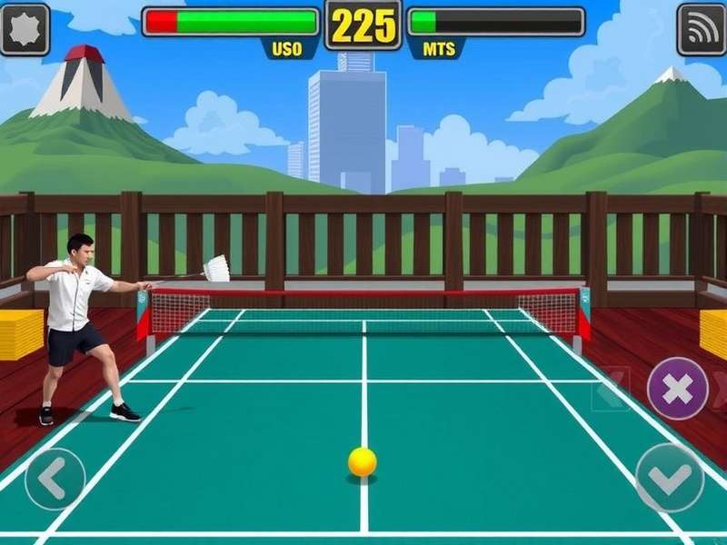 Badminton King Gameplay Screenshot